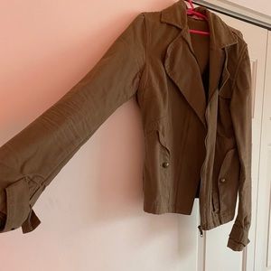 Army olive green jean jacket